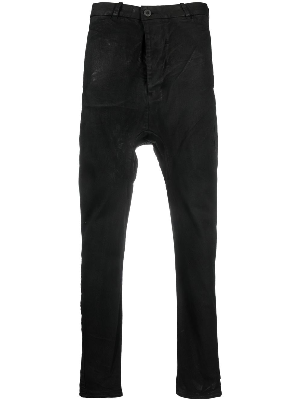 Boris Bidjan Saberi distressed slim-fit jeans - Black von Boris Bidjan Saberi