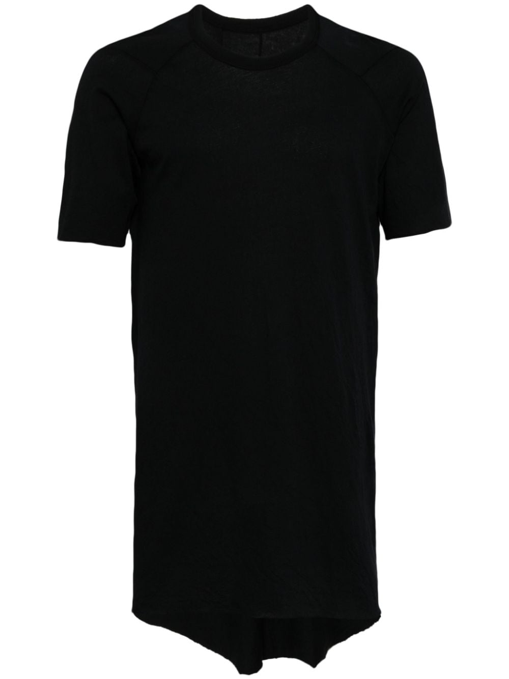 Boris Bidjan Saberi raw-cut edge cotton T-shirt - Black von Boris Bidjan Saberi