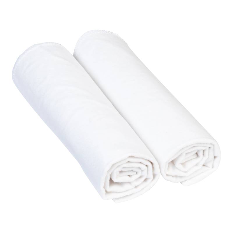 2er-Pack Moltontücher 40x40 cm von Bornino