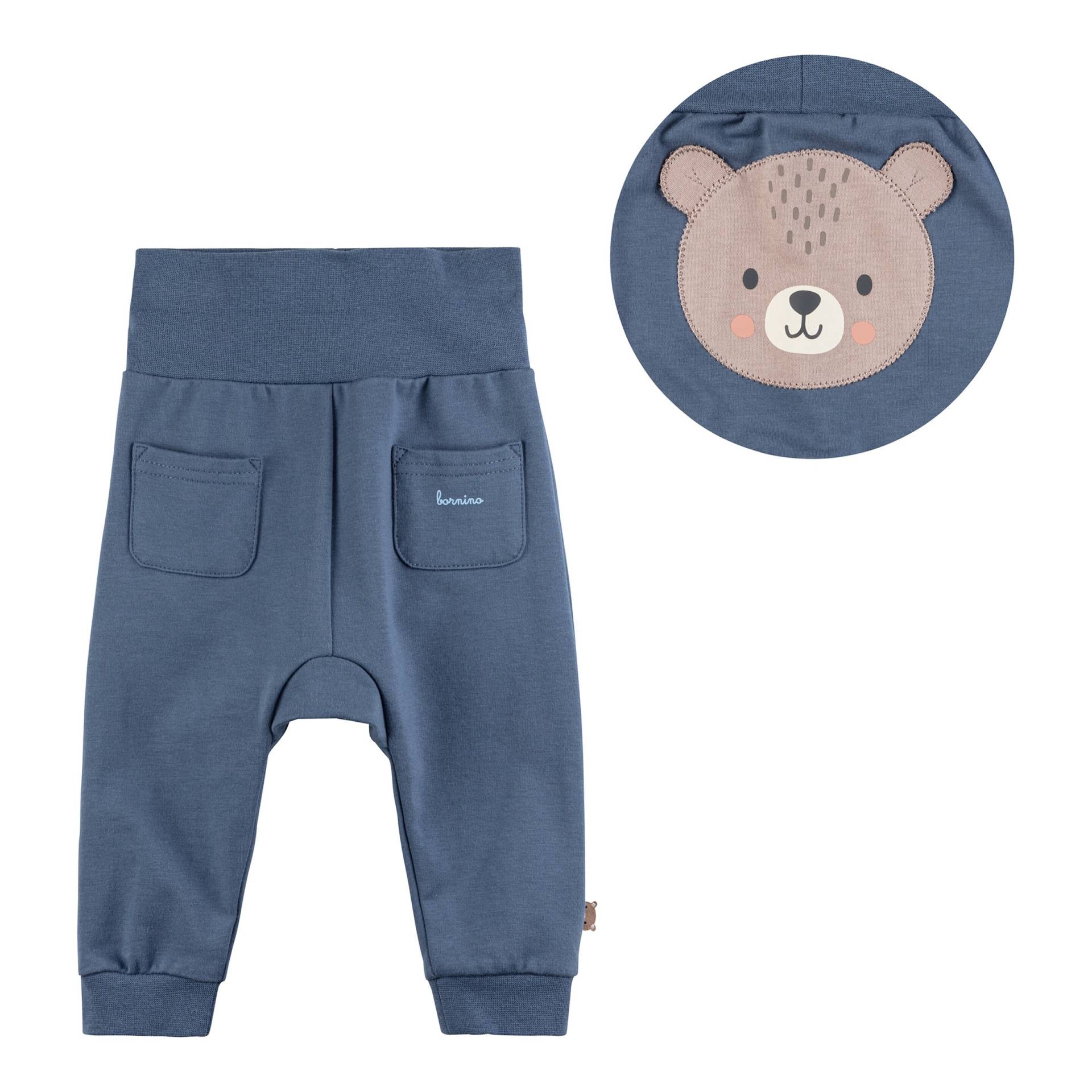 Jogginghose mit Po-Applikation Bär Jogginghose mit Po-Applikation Bär von Bornino