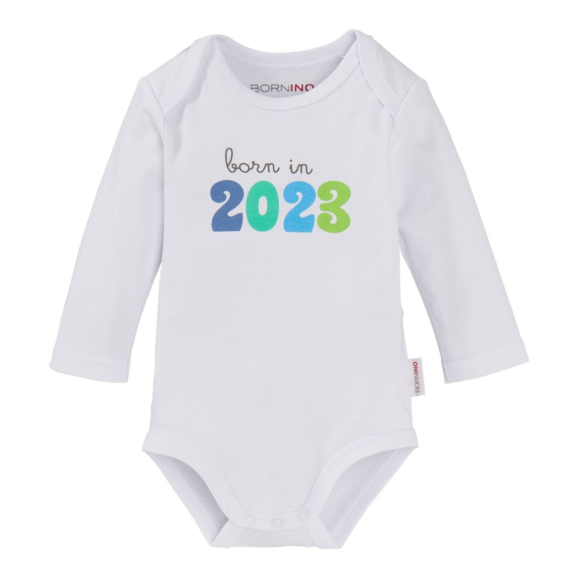 Sprüchebody langarm born in 2023 von Bornino