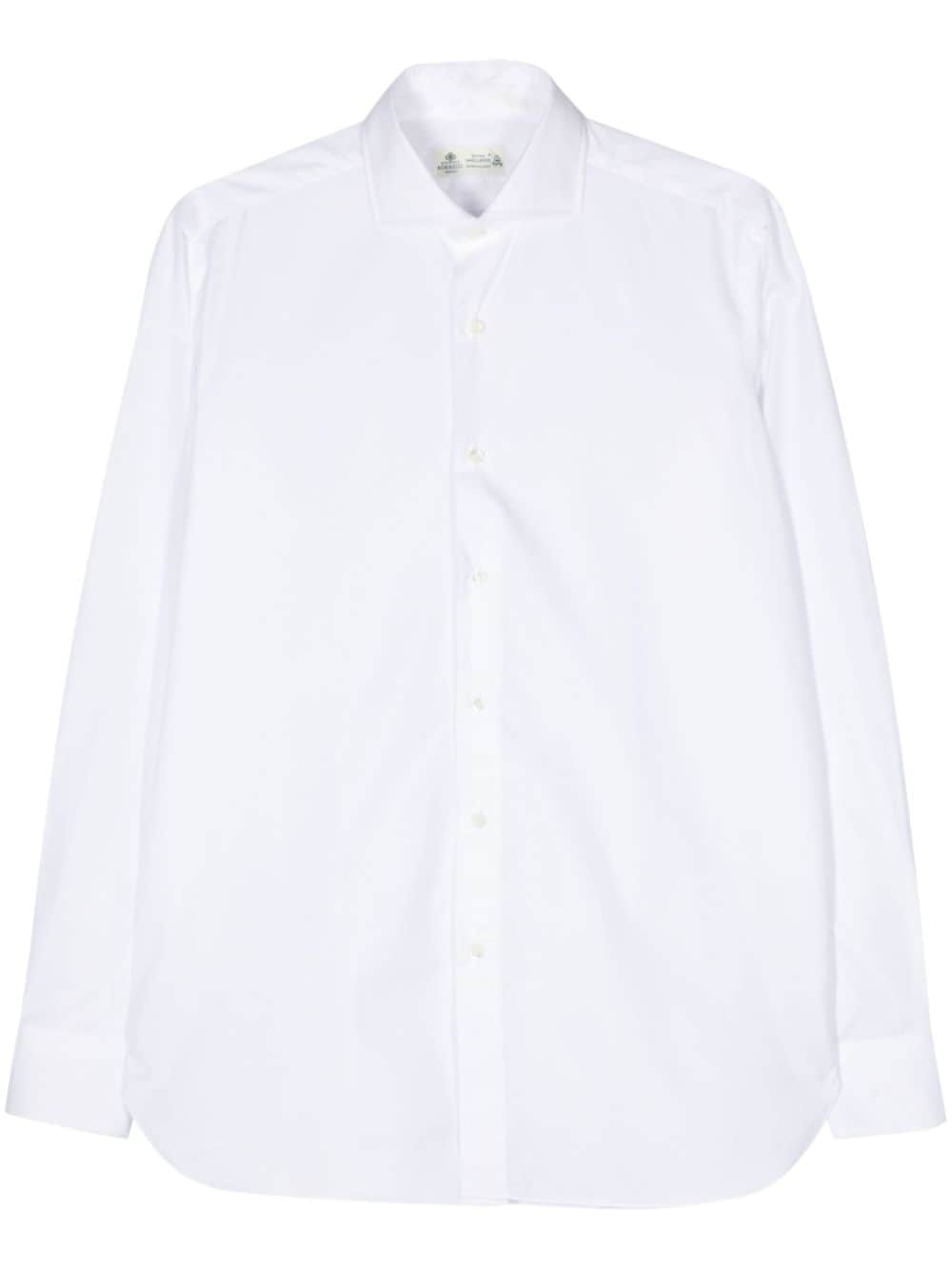 Borrelli poplin cotton shirt - White von Borrelli