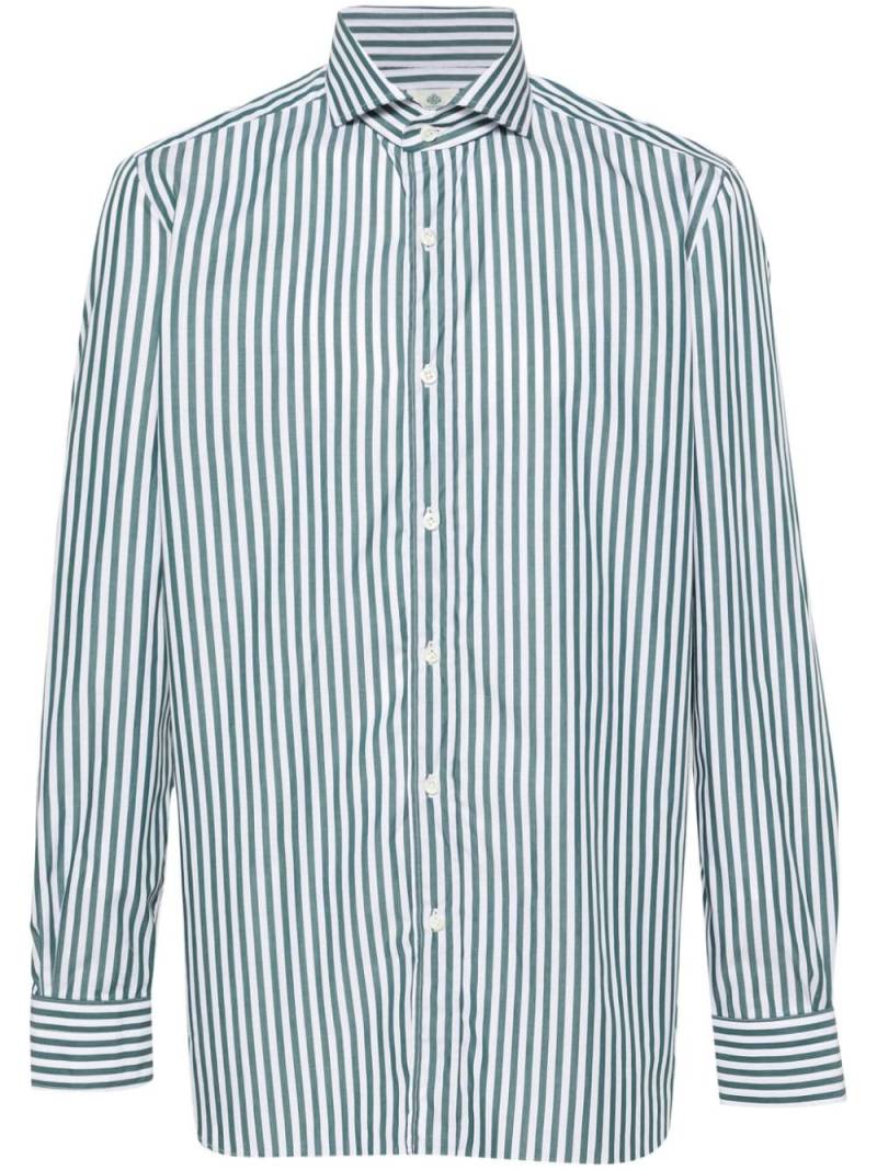 Borrelli striped cotton shirt - White von Borrelli