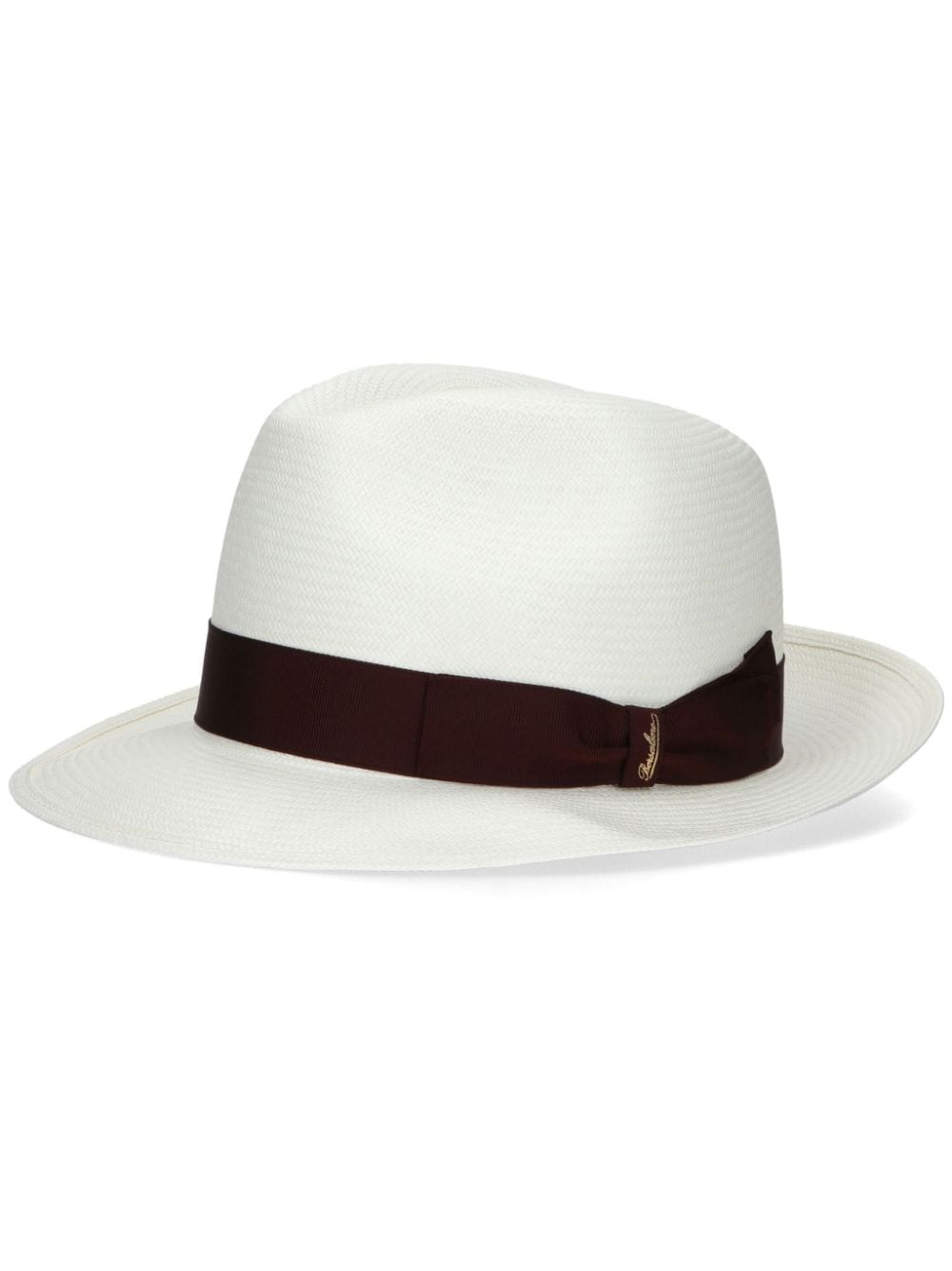 Borsalino Federico Panama Fine Medium Brim - White von Borsalino