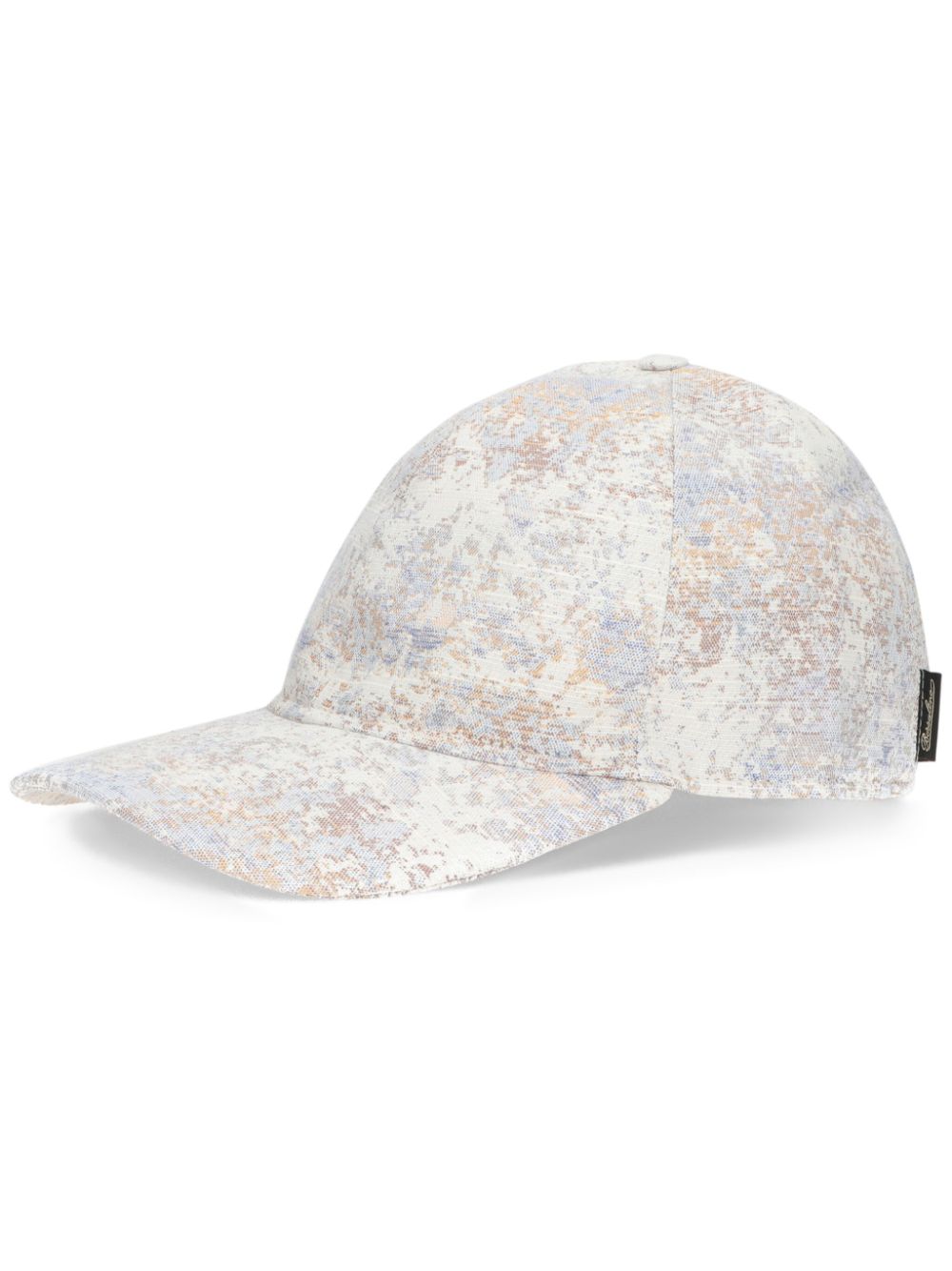 Borsalino Hiker marble-pattern baseball cap - Neutrals von Borsalino