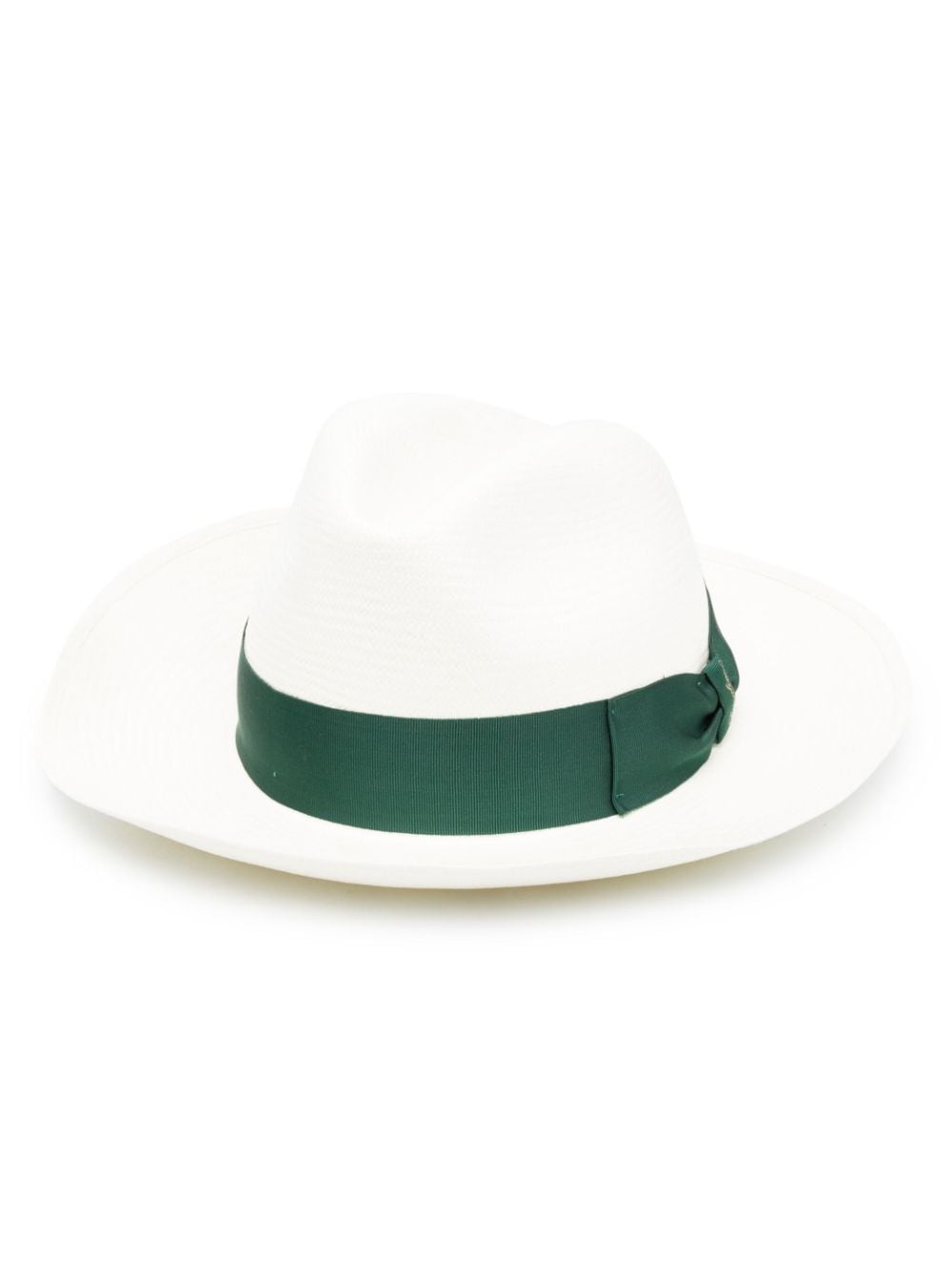 Borsalino Panama Amedeo straw sun hat - White von Borsalino