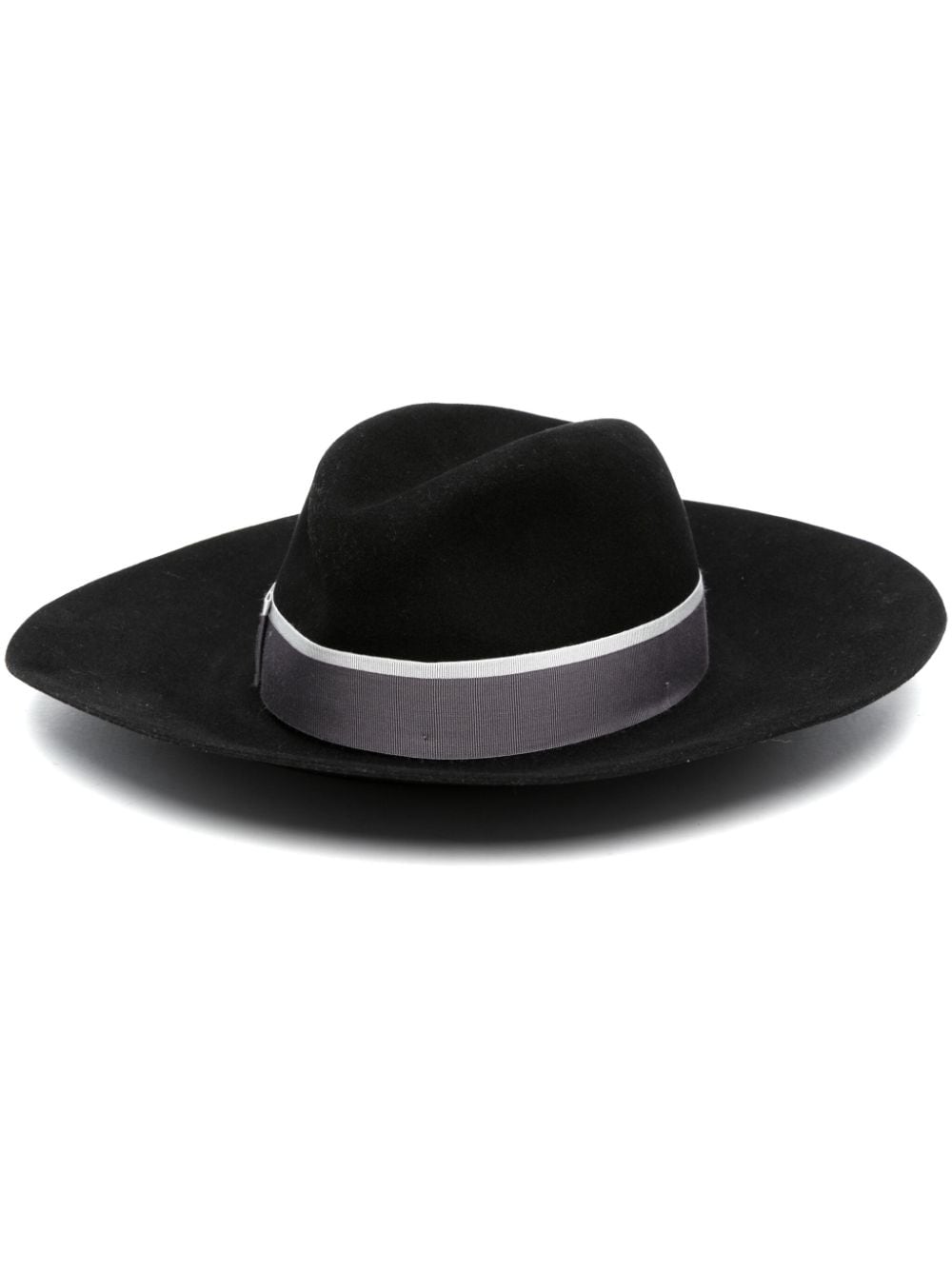 Borsalino Sophie felted wool Fedora hat - Black von Borsalino