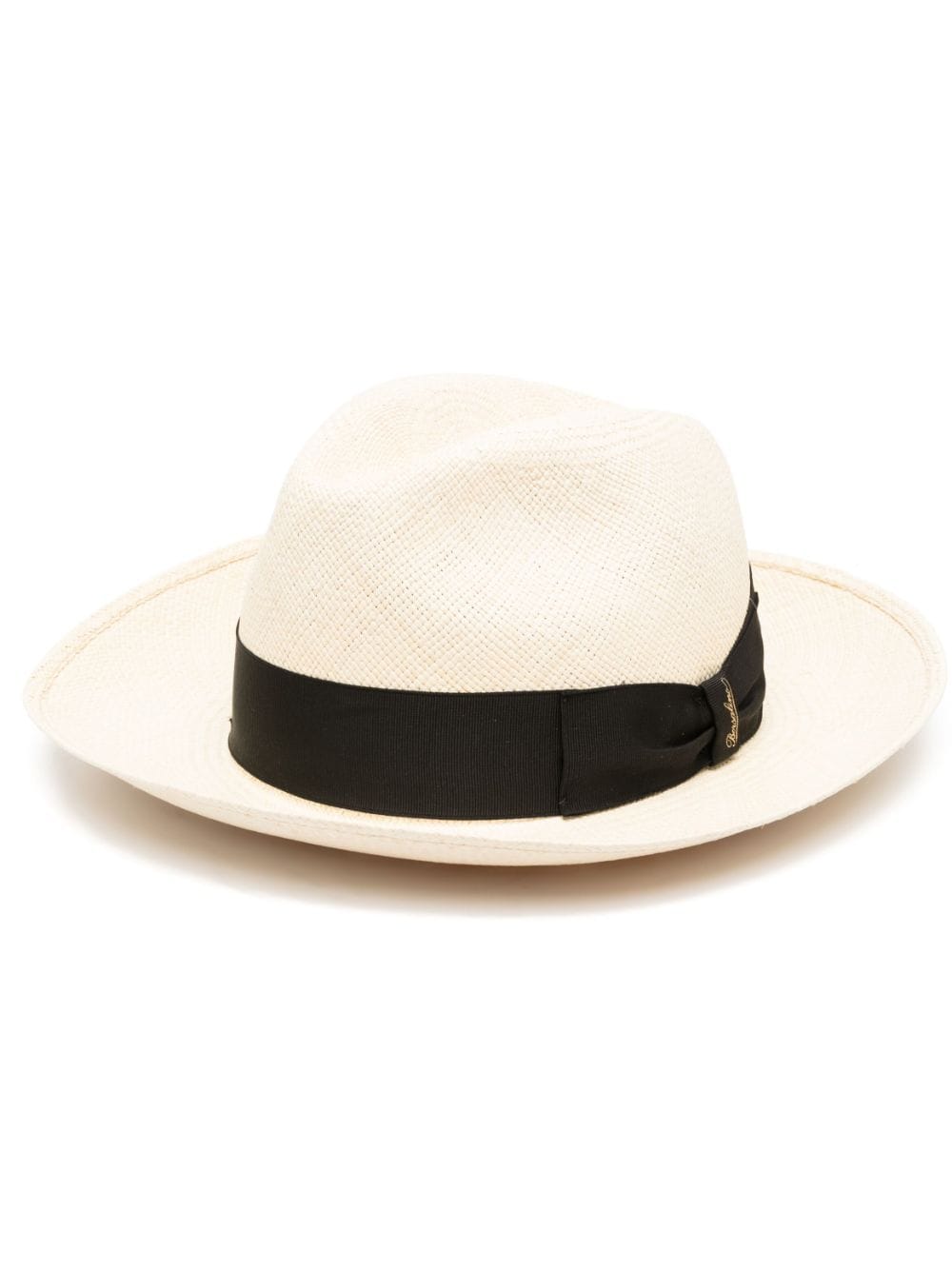 Borsalino bow-detail trilby hat - Neutrals von Borsalino