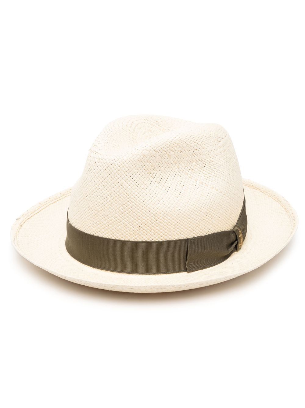 Borsalino ribbon trilby hat - Neutrals von Borsalino