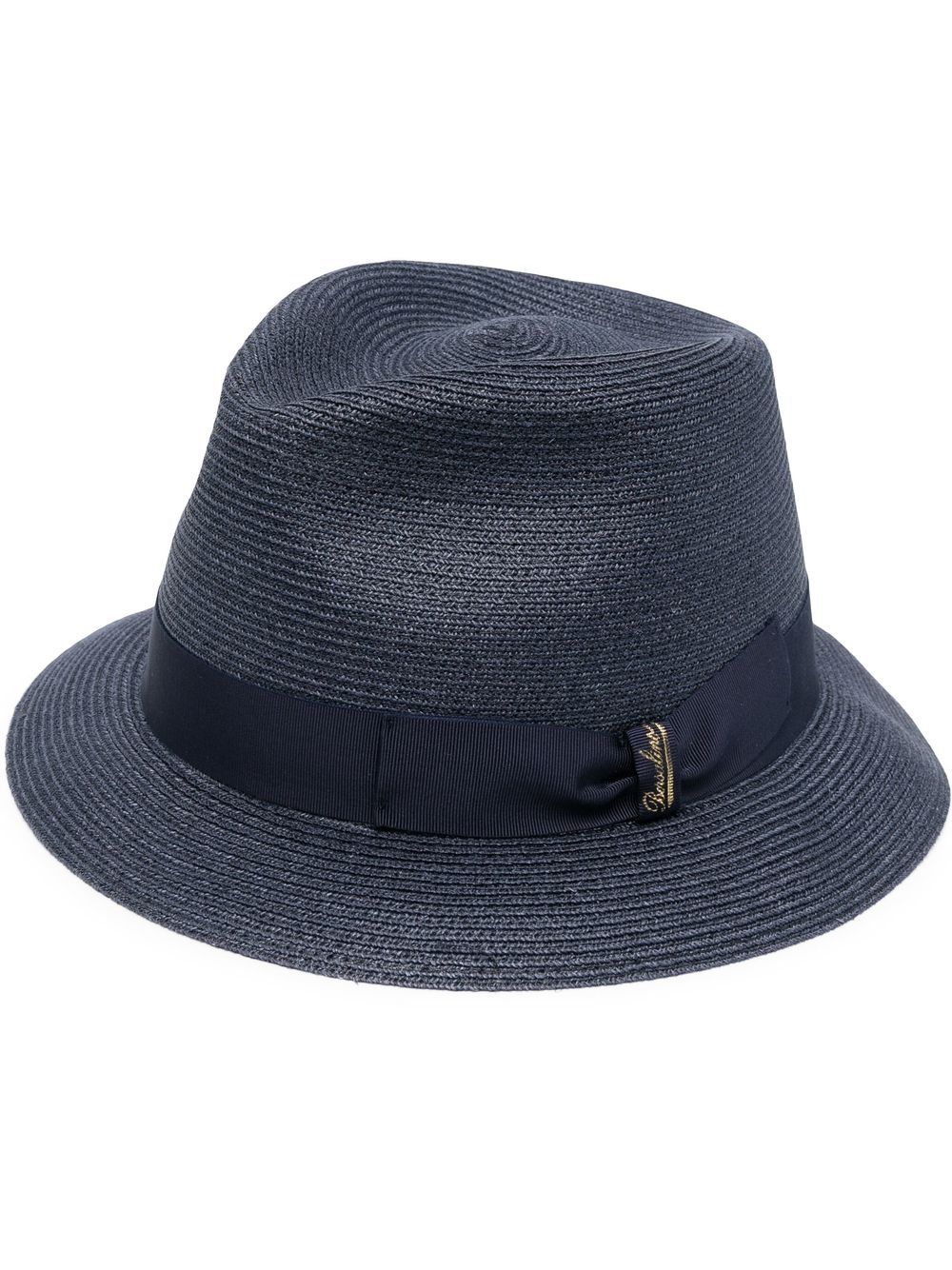 Borsalino woven hemp hat - Blue von Borsalino