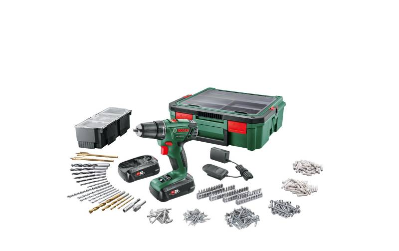 BOSCH Akku-Bohrmaschine »PSR 1800 L«, Mit zweitem Akku/Ladegerät/im Koffer von Bosch