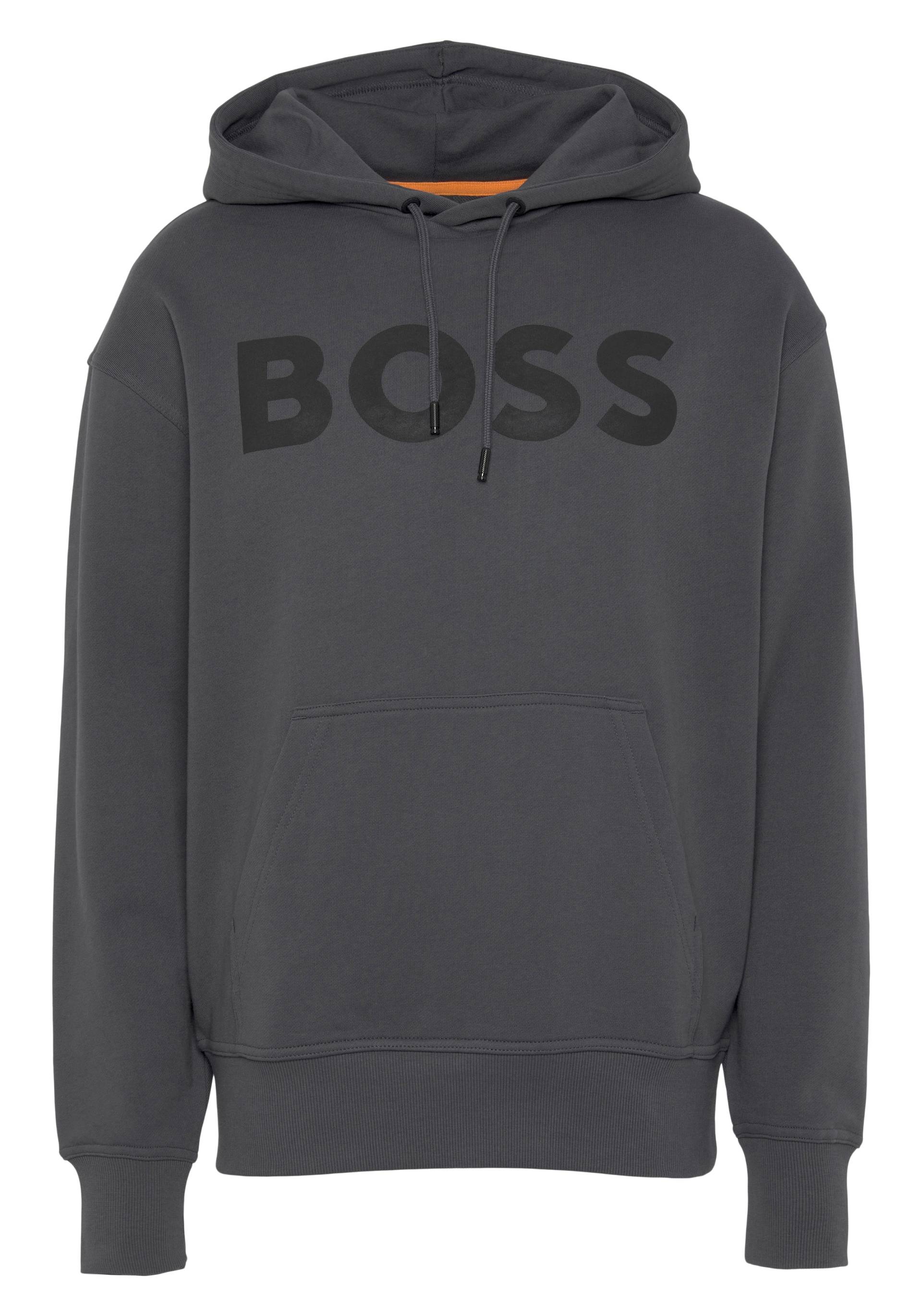 BOSS ORANGE Hoodie »WebasicHood«, mit weissem Logodruck von Boss Orange