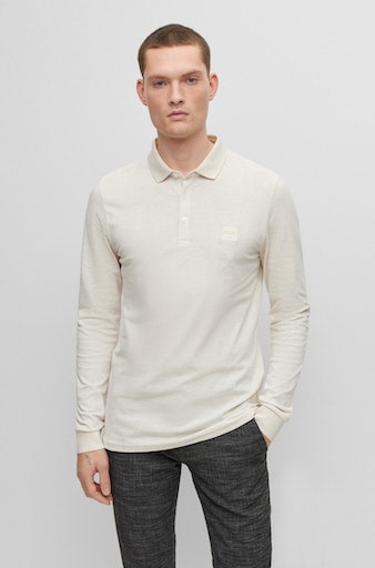 BOSS ORANGE Langarm-Poloshirt »Passerby« von Boss Orange