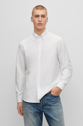 BOSS ORANGE Langarmshirt »Rickert«, (1 tlg.), mit Label-Stickerei auf der Brust von Boss Orange