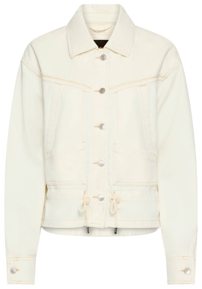 BOSS ORANGE Outdoorjacke »C_DENIM JACKET 4.0«, mit Rüsche & Stickerei von Boss Orange