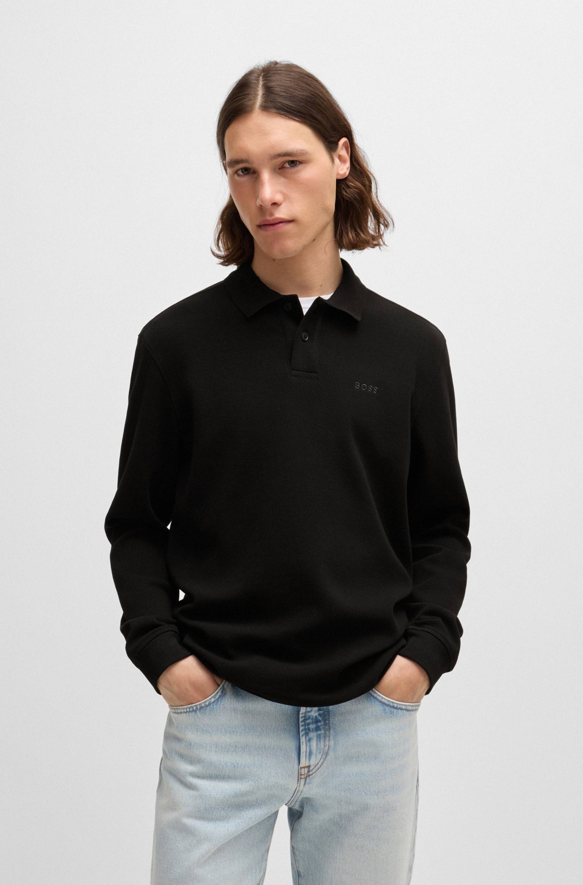 BOSS ORANGE Poloshirt »Petempestolong«, mit Knopfleiste von Boss Orange