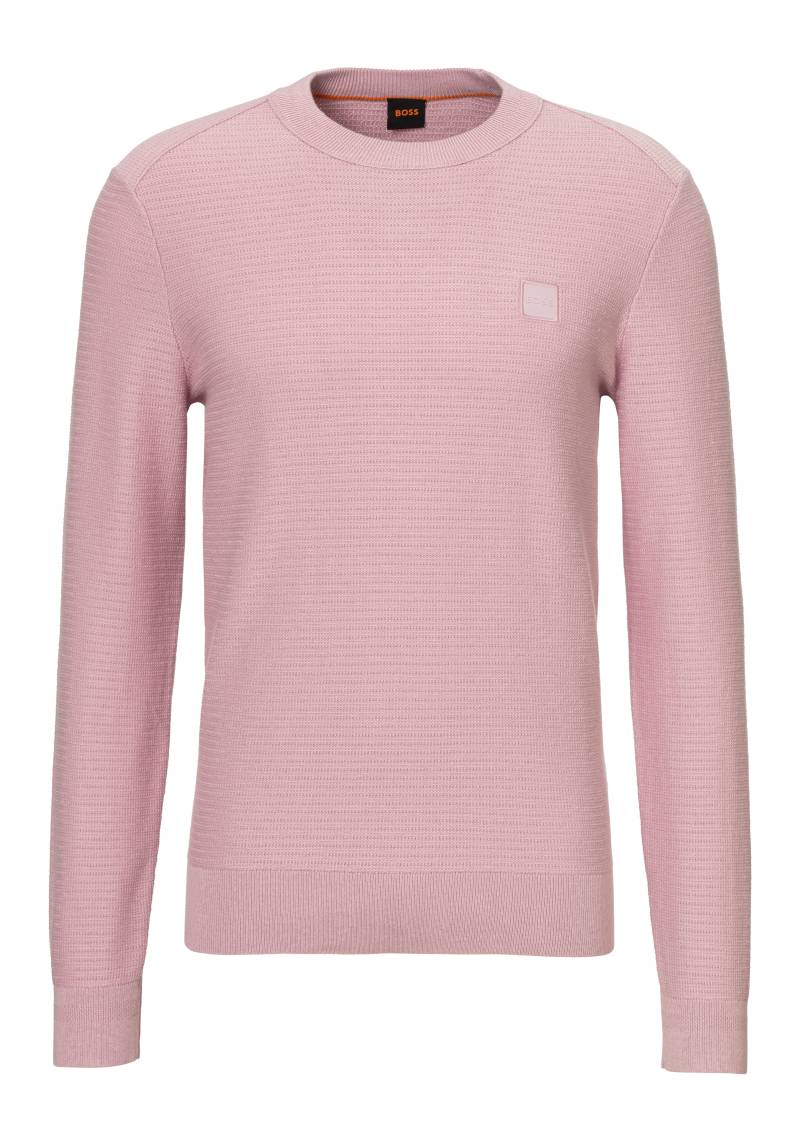 BOSS ORANGE Strickpullover »Anion«, mit Label-Kontraststreifen innen am Ausschnitt von Boss Orange