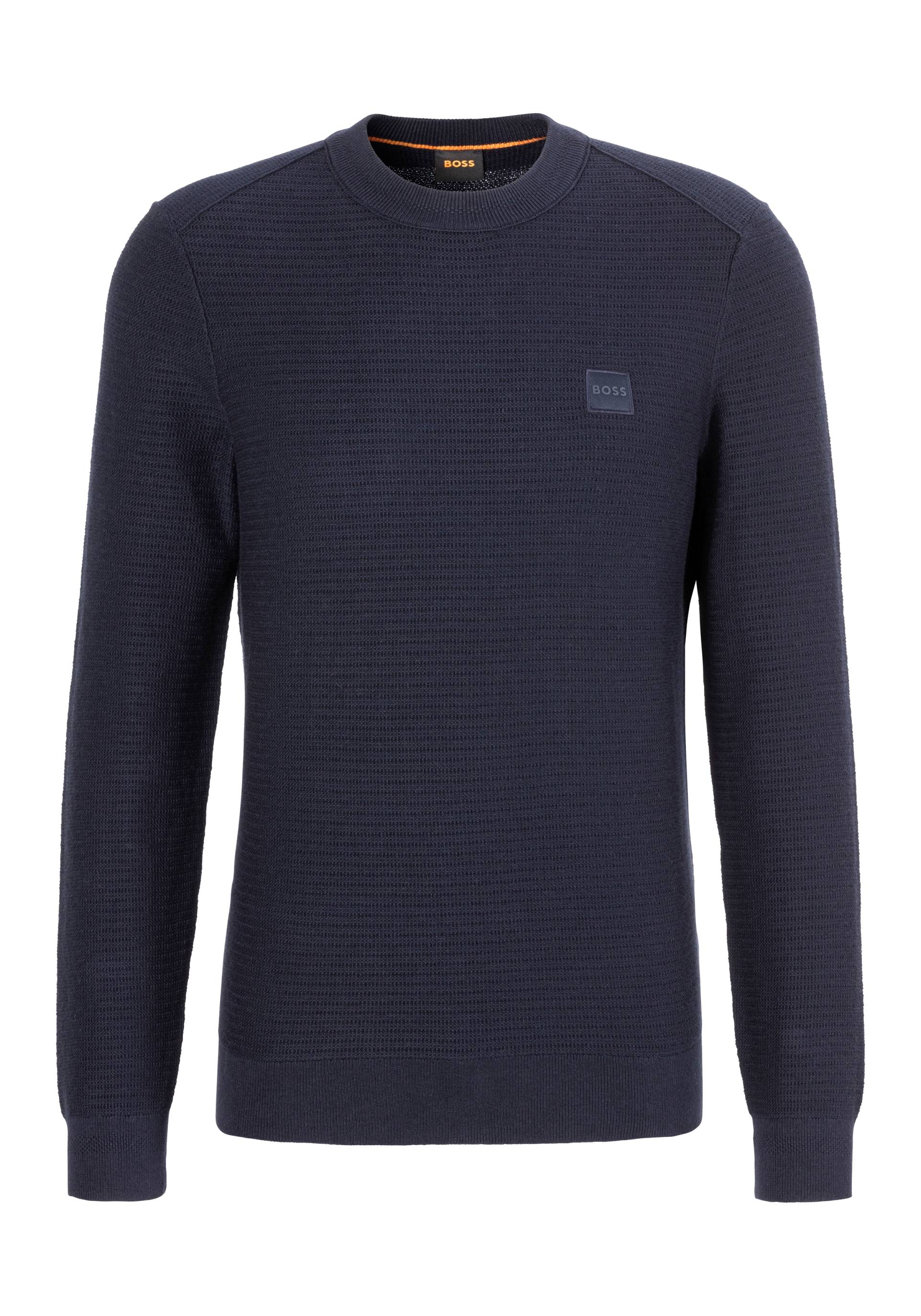 BOSS ORANGE Strickpullover »Anion«, mit Label-Kontraststreifen innen am Ausschnitt von Boss Orange