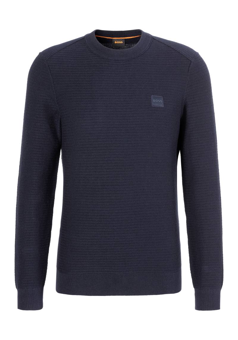 BOSS ORANGE Strickpullover »Anion«, mit Label-Kontraststreifen innen am Ausschnitt von Boss Orange