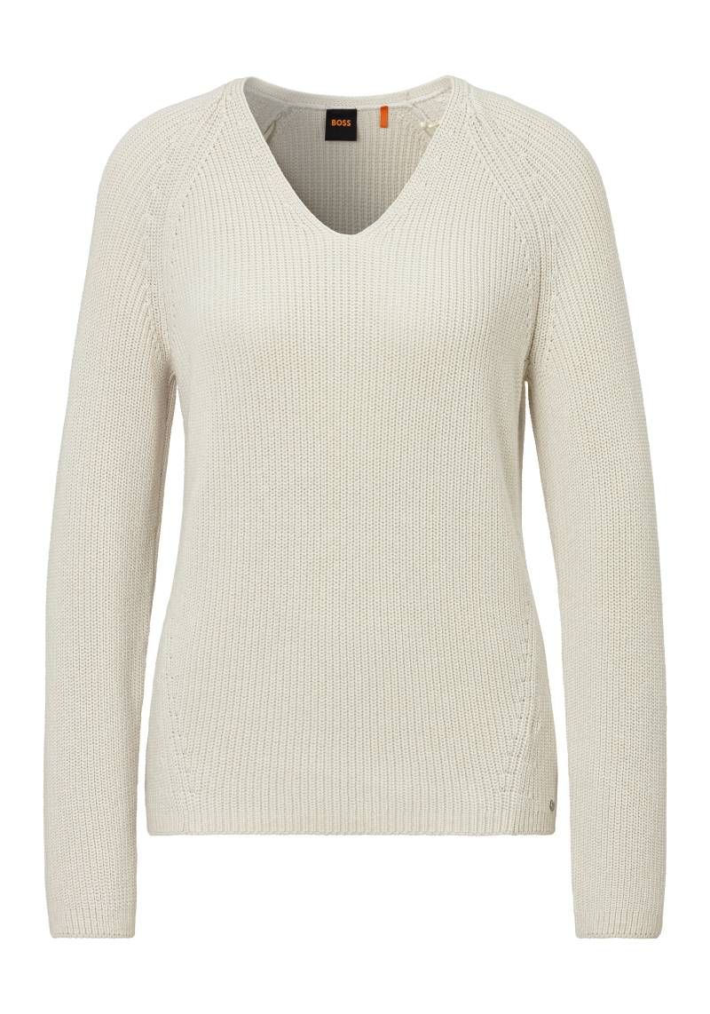 BOSS ORANGE Strickpullover »C_Fardin«, mit Charm mit BOSS Logo von Boss Orange