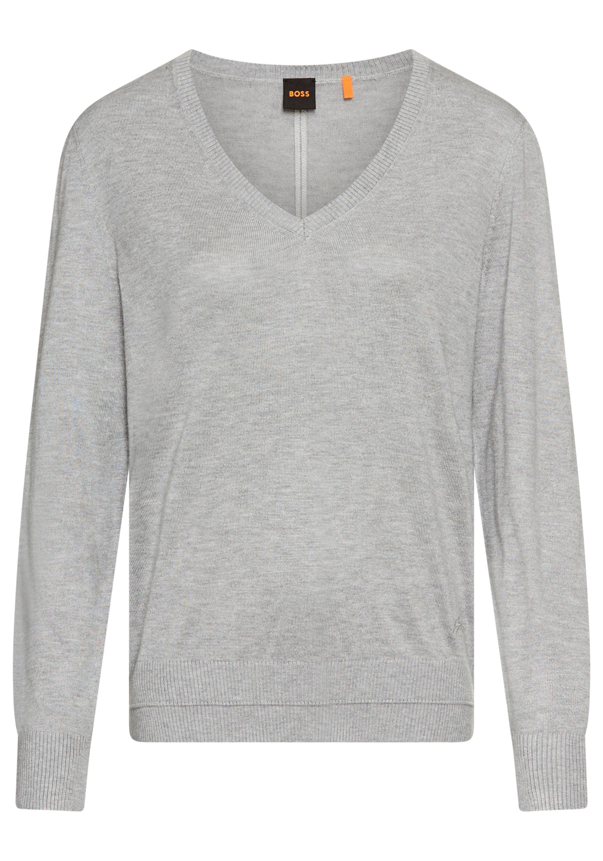 BOSS ORANGE Strickpullover »Fiaffella Premium Damenmode«, mit Ajouré-Detail hinten von Boss Orange