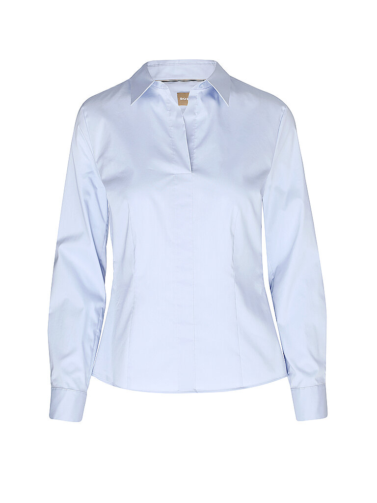 BOSS Bluse Slim Fit BASHINA blau | 44 von Boss