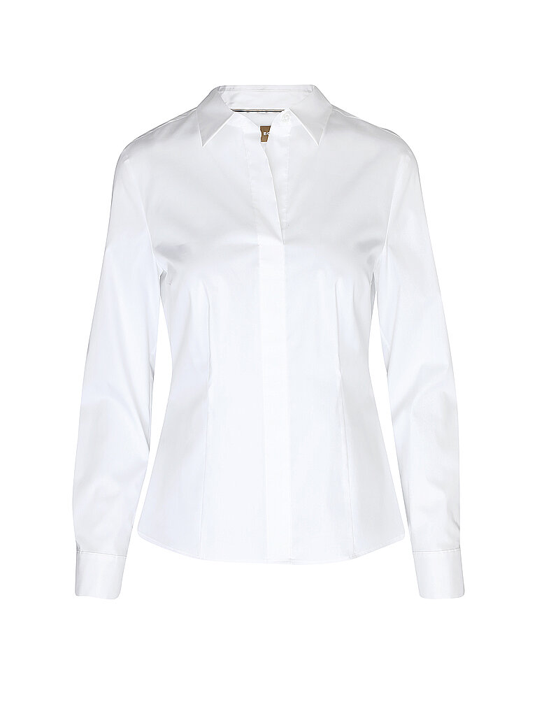 BOSS Bluse Slim Fit BASHINA weiss | 34 von Boss