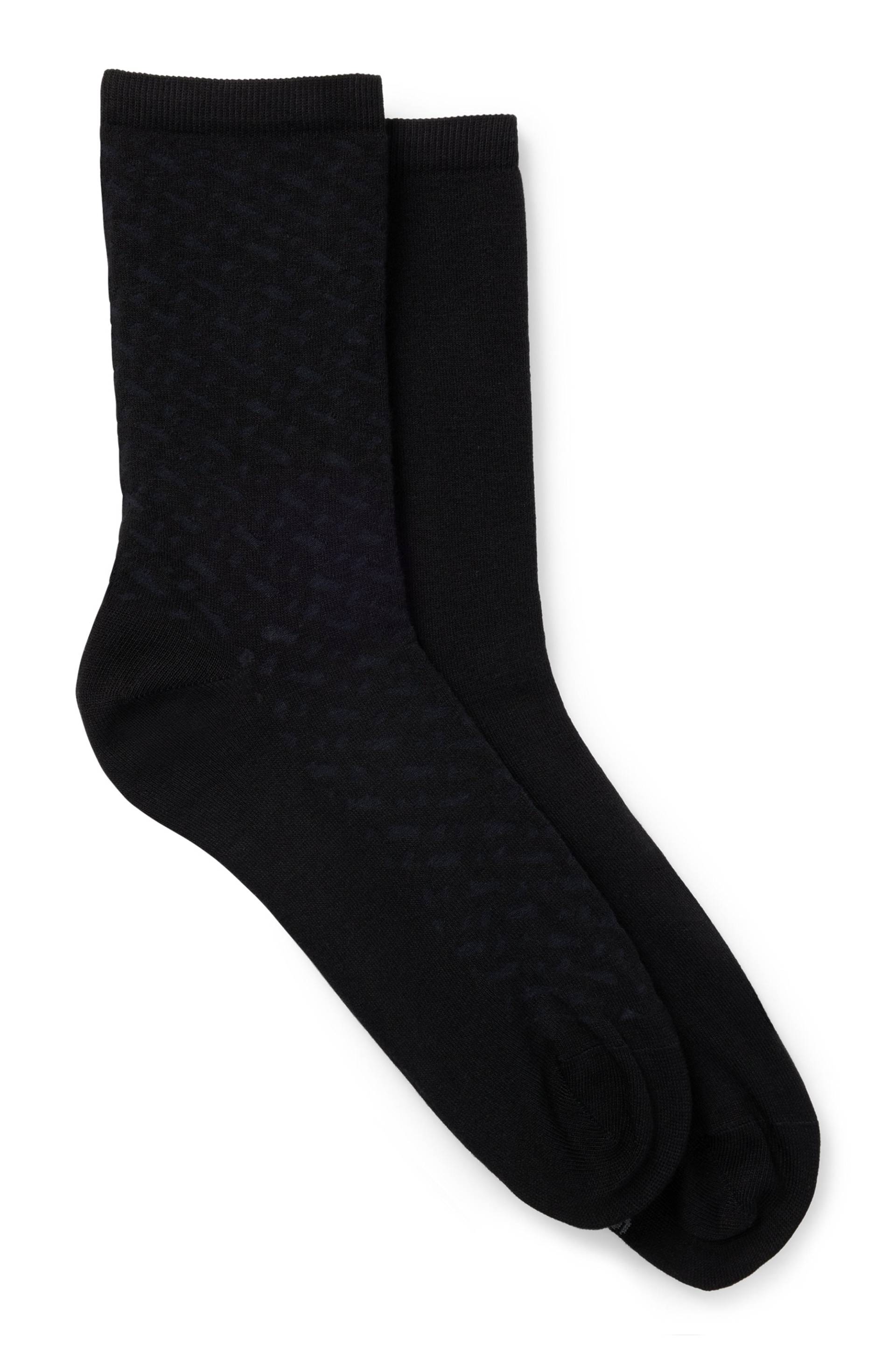 BOSS Freizeitsocken »2P RS Monogram CC«, (Packung, 2 Paar, 2er-Pack), aus weicher Baumwollmischung von Boss