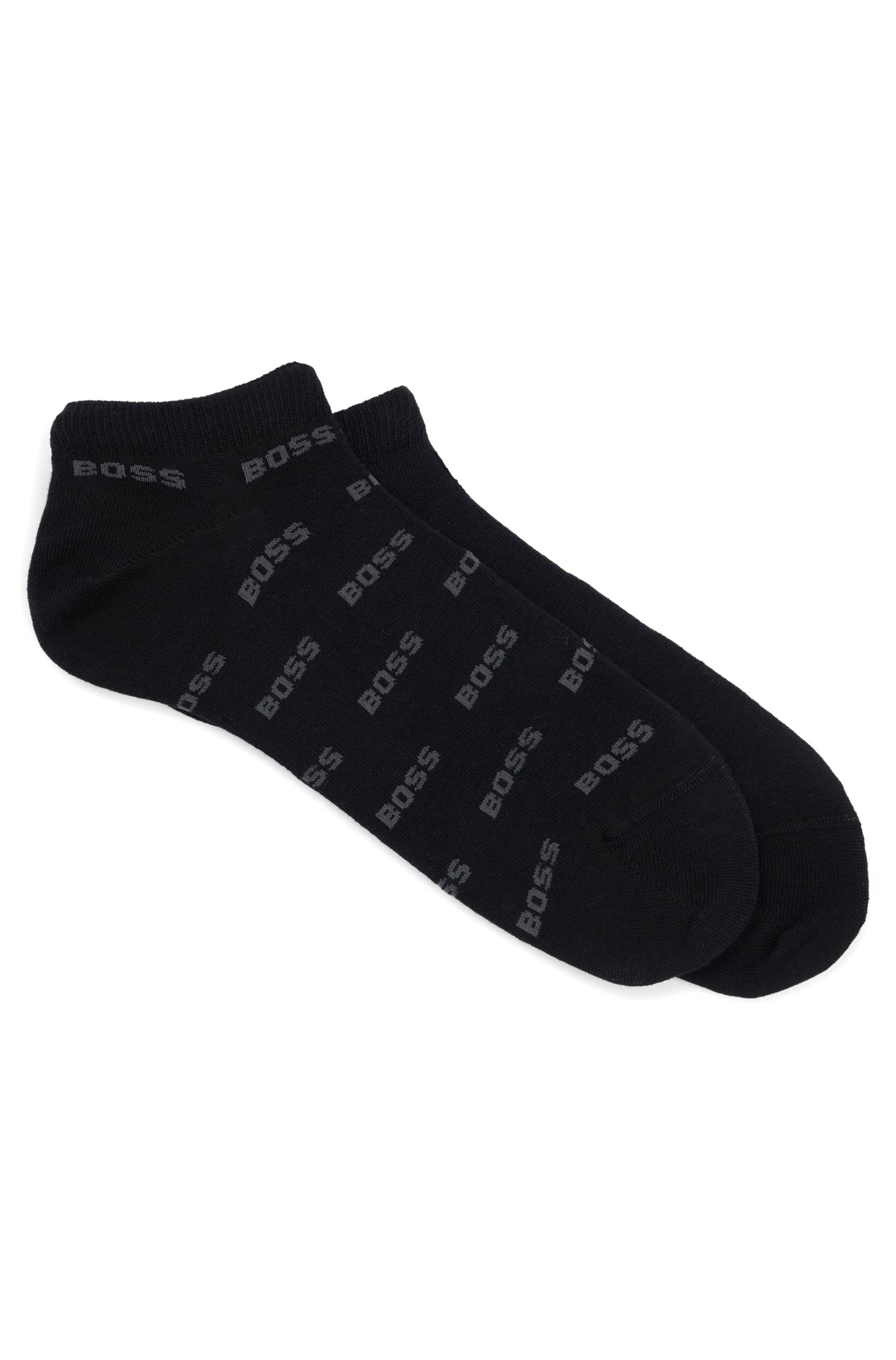 BOSS Freizeitsocken »2P AS Allover CC«, (Packung, 2er), mit Logostickereien von Boss