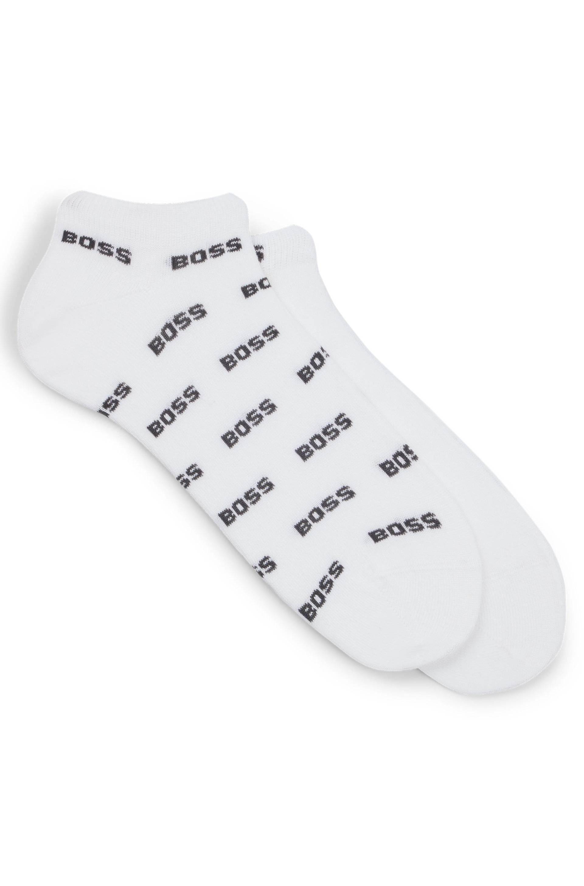 BOSS Freizeitsocken »2P AS Allover CC«, (Packung, 2er), mit Logostickereien von Boss