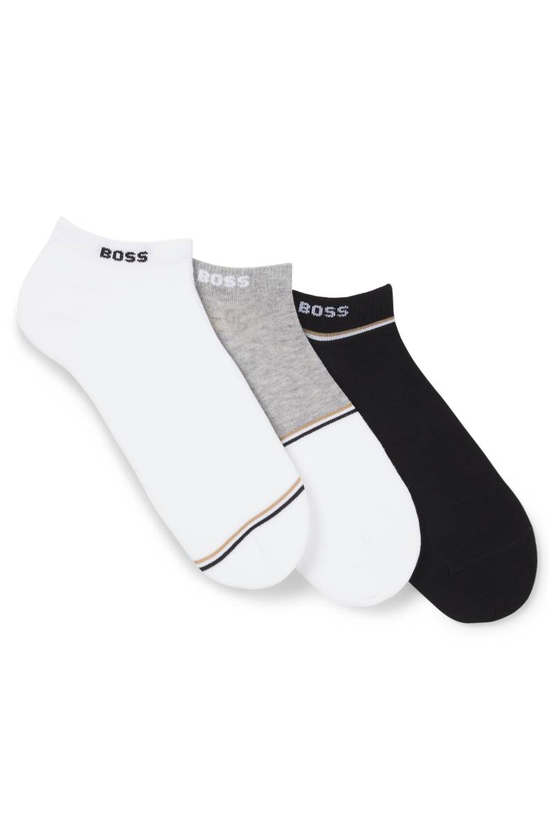 BOSS Freizeitsocken »3P AS Colorblock«, (Packung, 3 Paar), Mit BOSS Logoschriftzug von Boss