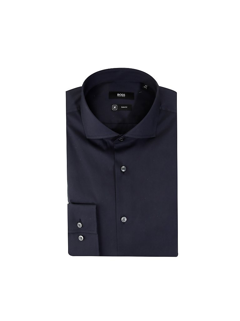 BOSS Hemd Slim Fit JASON blau | 45 von Boss