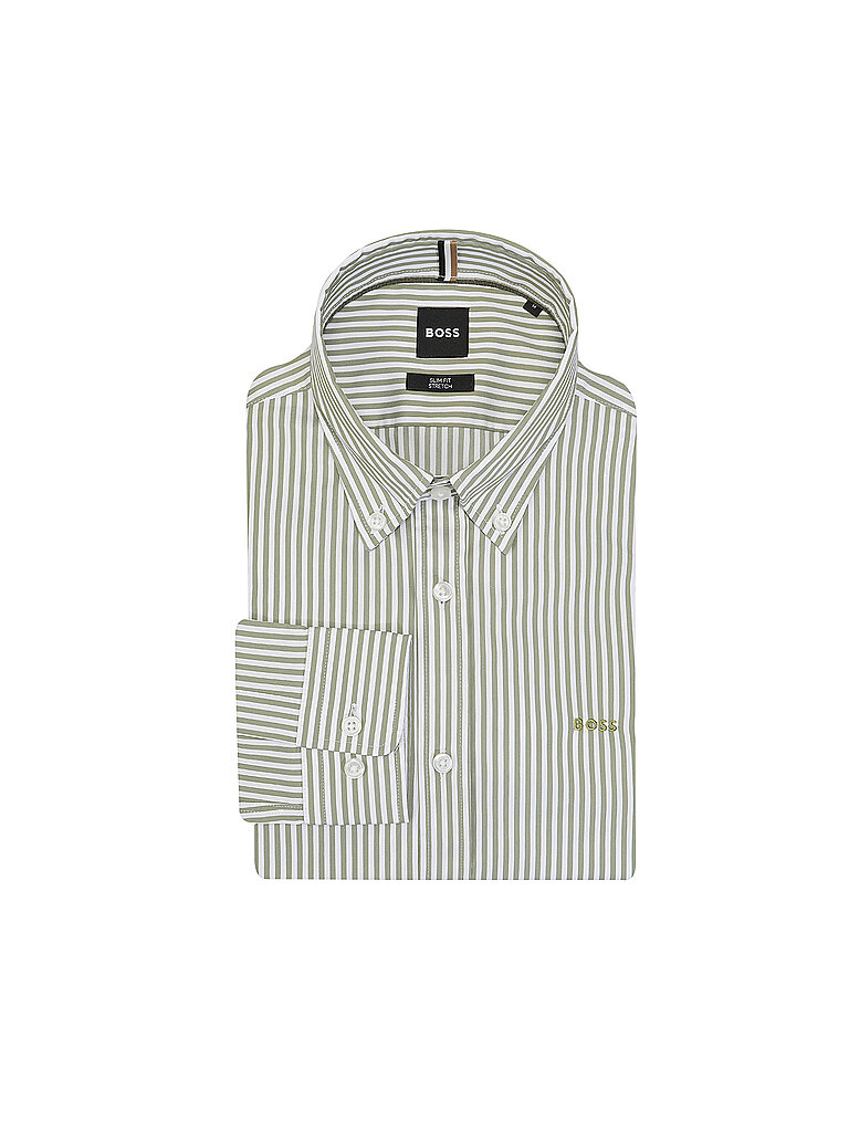 BOSS Hemd Slim Fit  grün | XXL von Boss