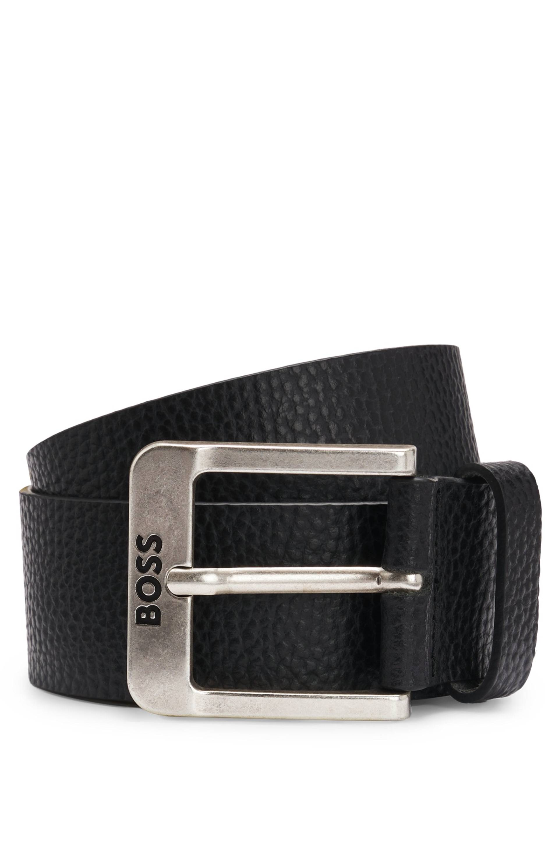 BOSS Ledergürtel »Jemio-Gr_Sz40«, mit Logoprägung BOSS Ledergürtel »Jemio-Gr_Sz40«, mit Logoprägung von Boss
