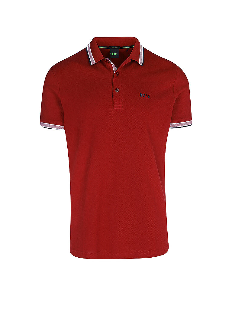 BOSS Poloshirt Regular Fit PADDY rot | XL von Boss