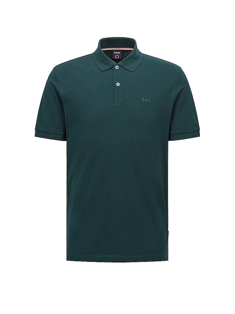 BOSS Poloshirt Regular Fit PALLAS dunkelgrün | M von Boss