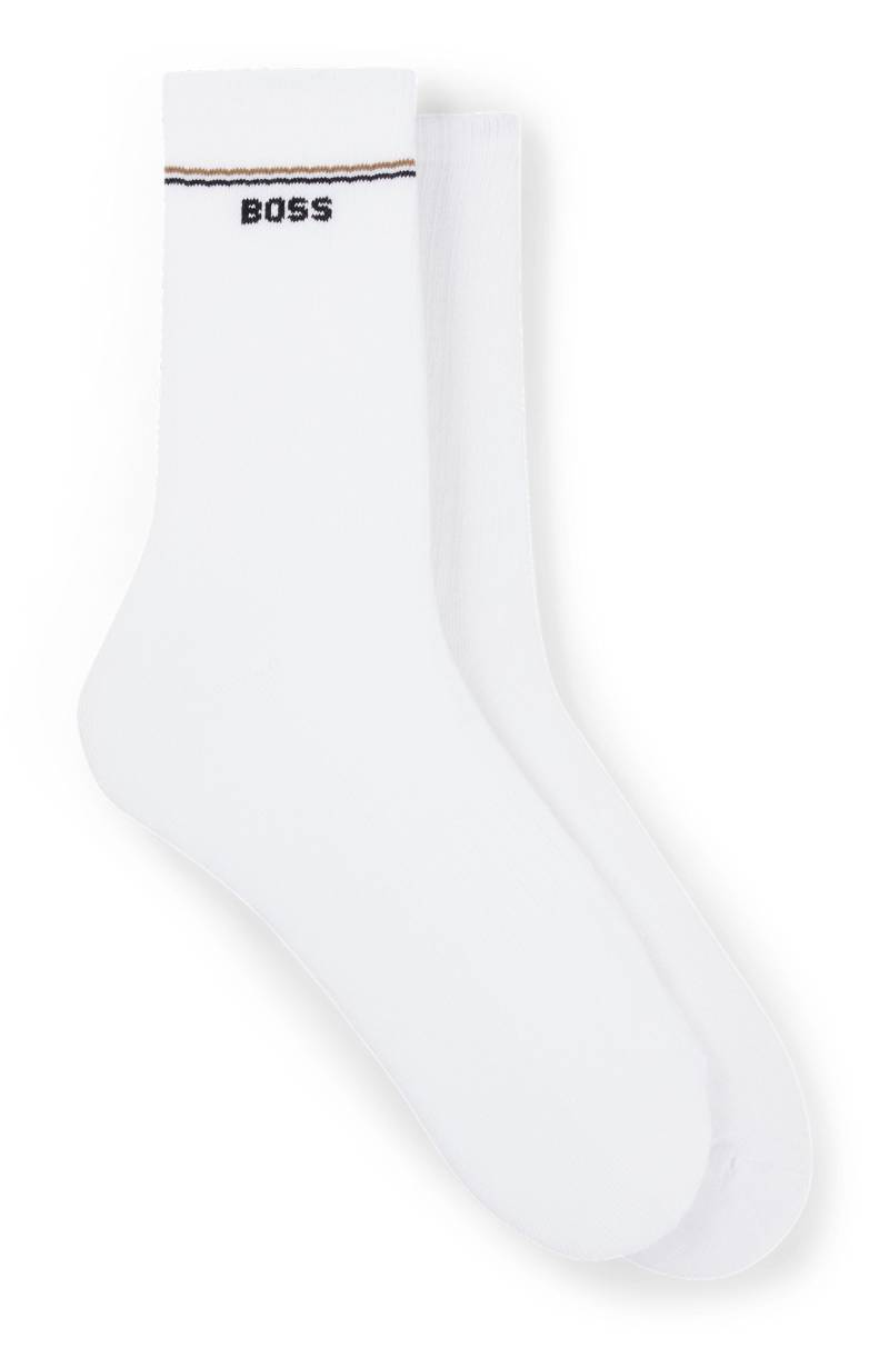 BOSS Socken »2P QS Iconic CC W«, (Packung, 2 Paar, 2er), mit BOSS-Logoschriftzug von Boss