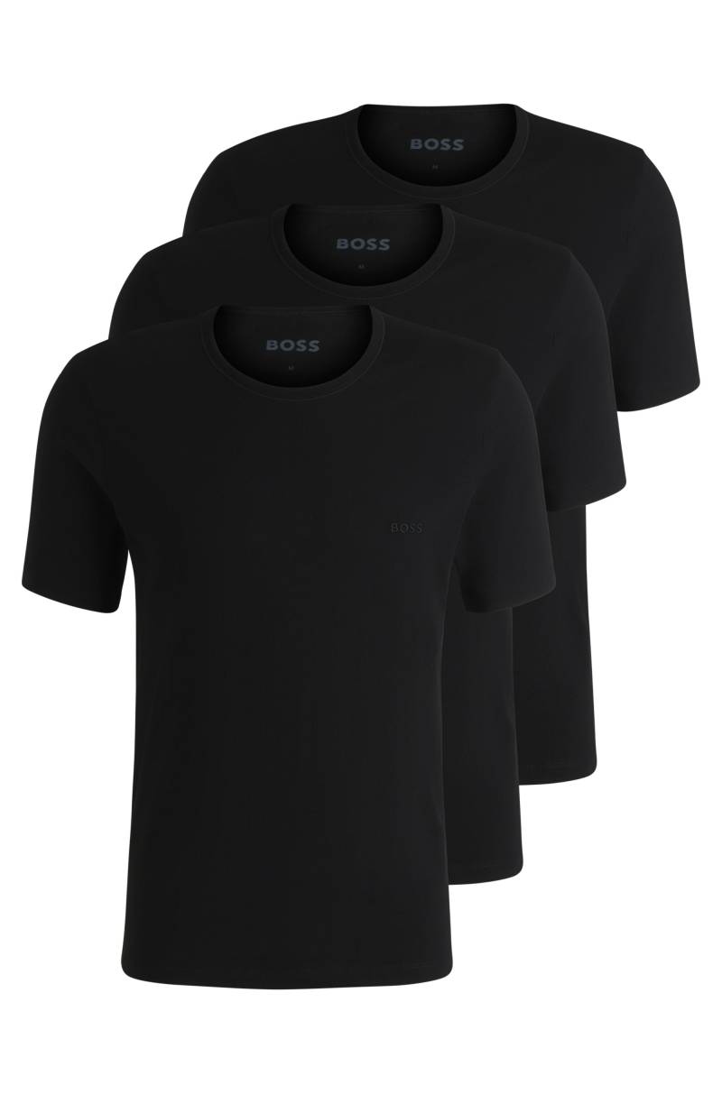 BOSS T-Shirt »Rundhals BOSS ONE x David Beckham«, (Packung, 3 tlg., 3er-Pack), mit dezentem BOSS Logo-Print von Boss
