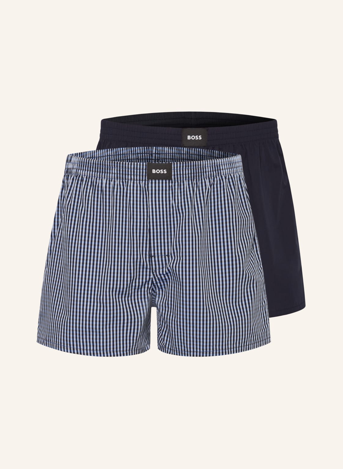 Boss 2er-Pack Boxershorts blau von Boss