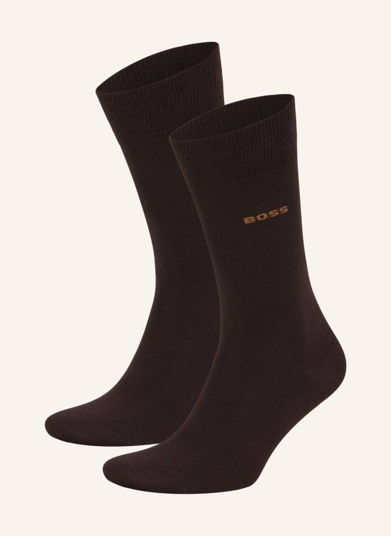 Boss 2er-Pack Socken braun von Boss