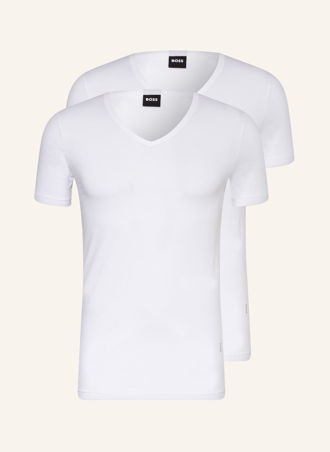 Boss 2er-Pack V-Shirts weiss Boss 2er-Pack V-Shirts weiss von Boss