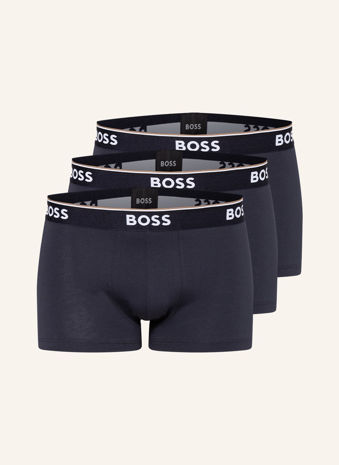 Boss 3er-Pack Boxershorts blau von Boss