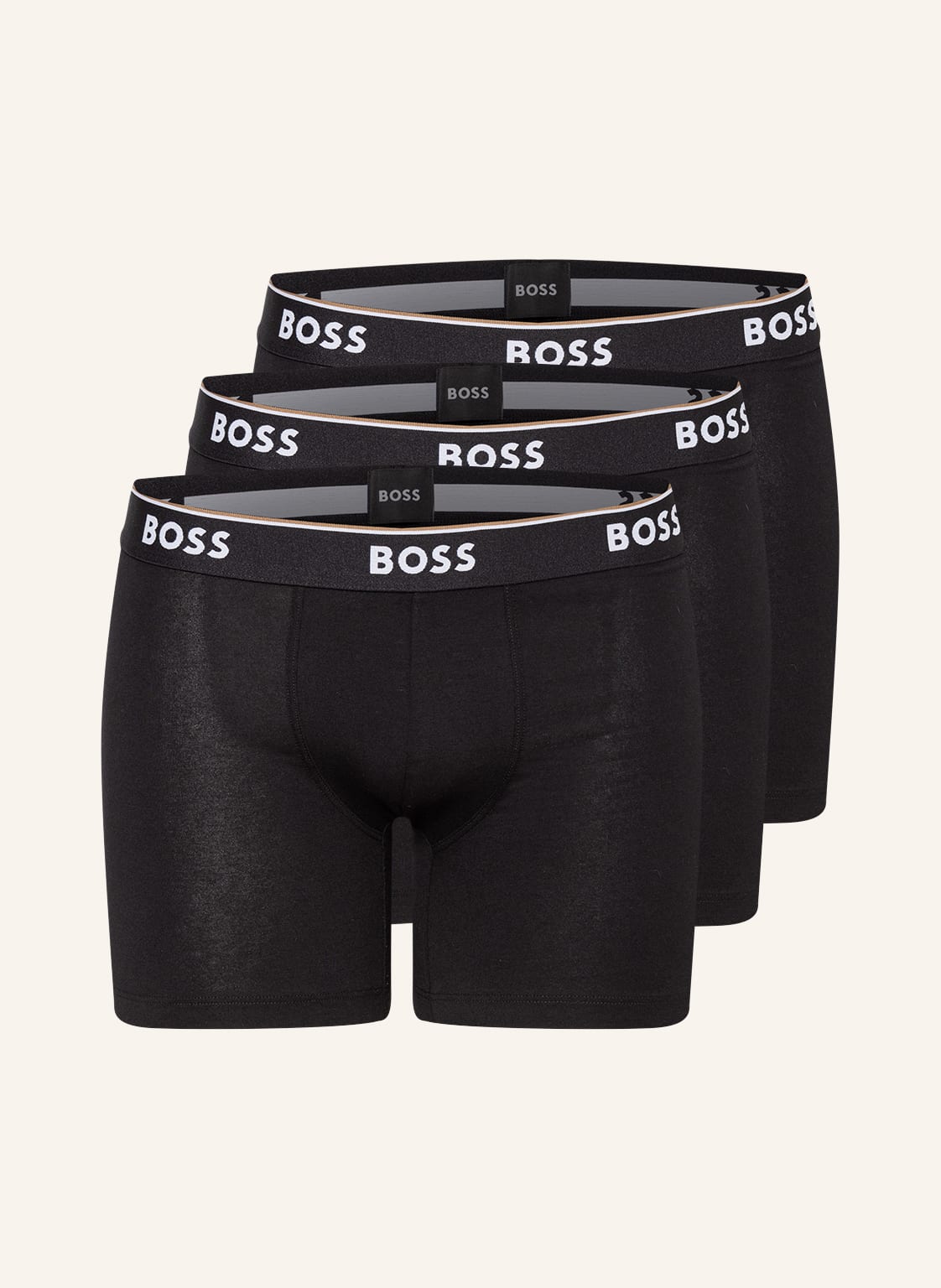 Boss 3er-Pack Boxershorts Power schwarz von Boss