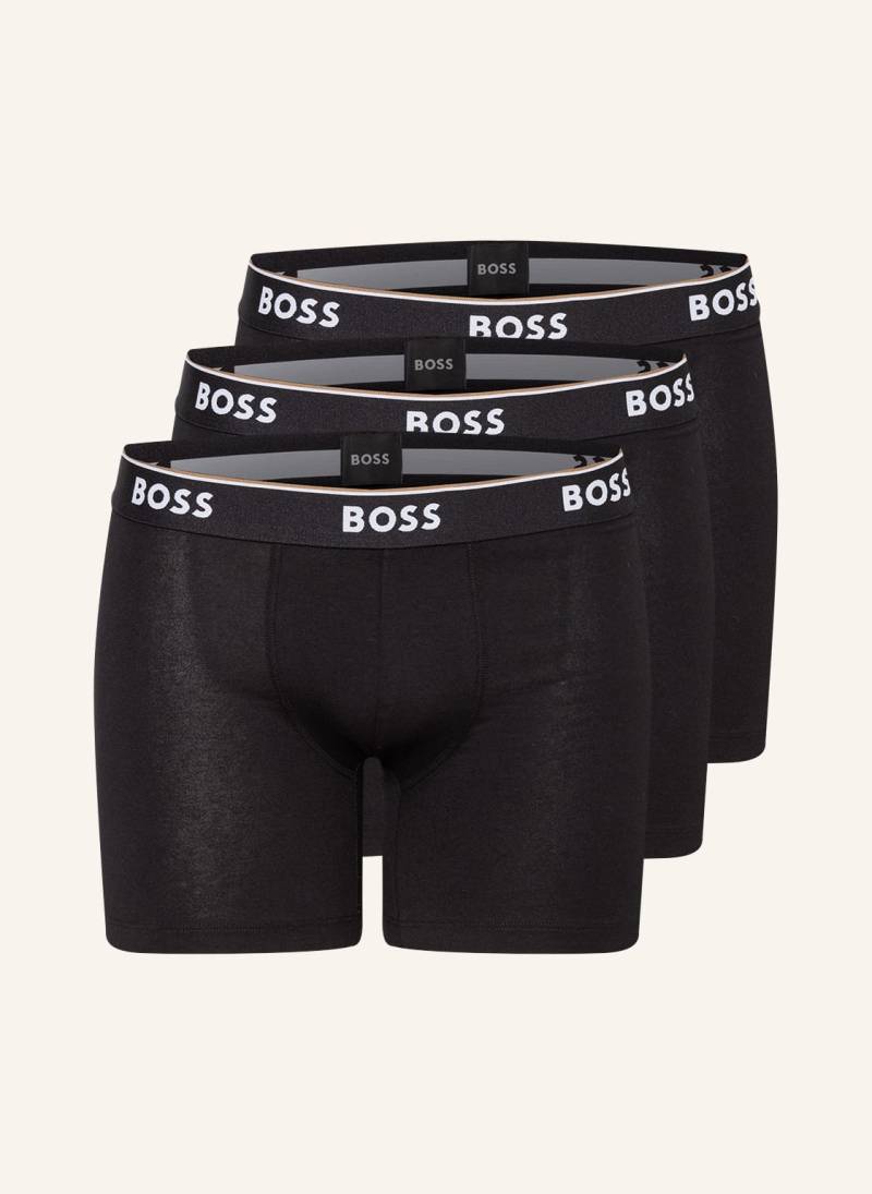 Boss 3er-Pack Boxershorts Power schwarz von Boss