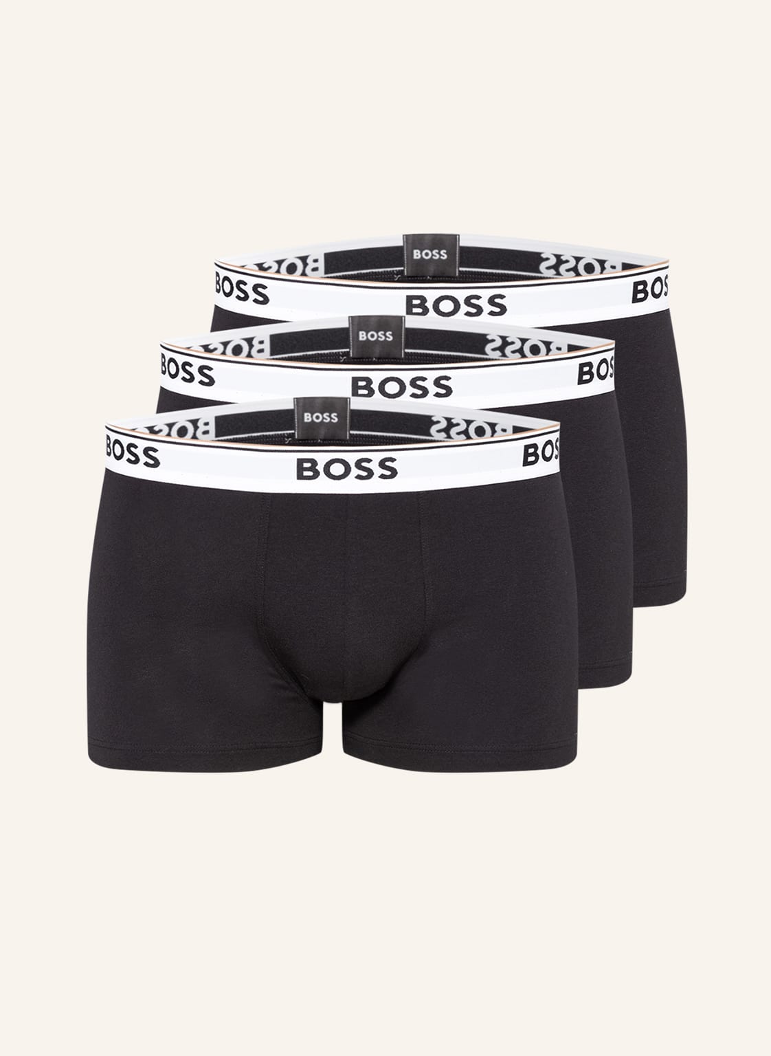Boss 3er-Pack Boxershorts weiss von Boss