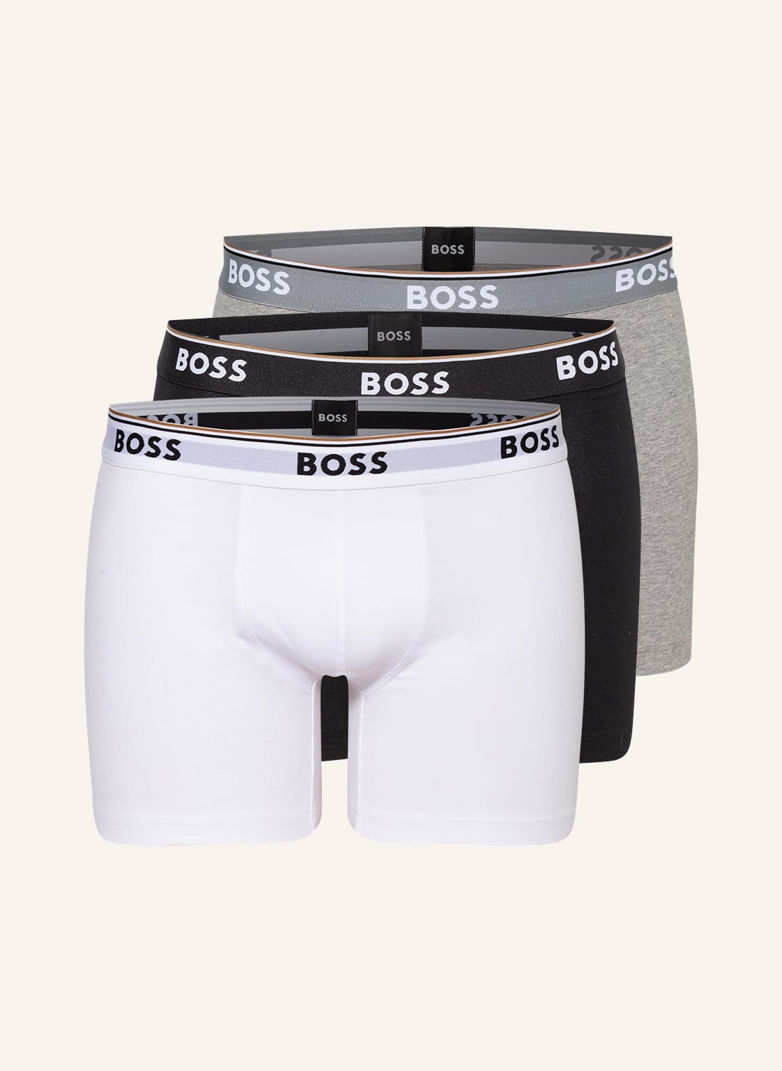 Boss 3er-Pack Boxershorts weiss von Boss