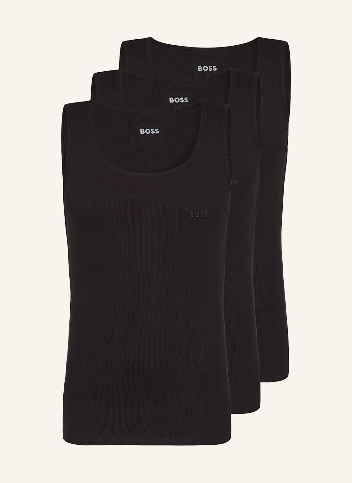 Boss 3er-Pack Unterhemden One schwarz Boss 3er-Pack Unterhemden One schwarz von Boss