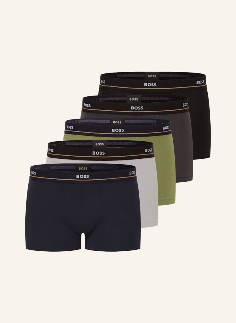 Boss 5er-Pack Boxershorts Essential gruen von Boss