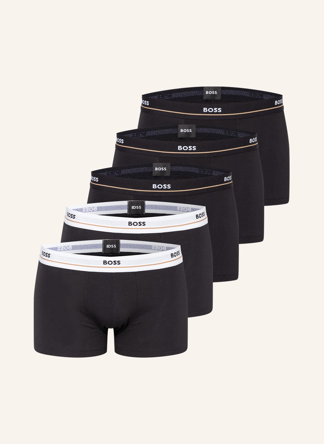 Boss 5er-Pack Boxershorts schwarz von Boss