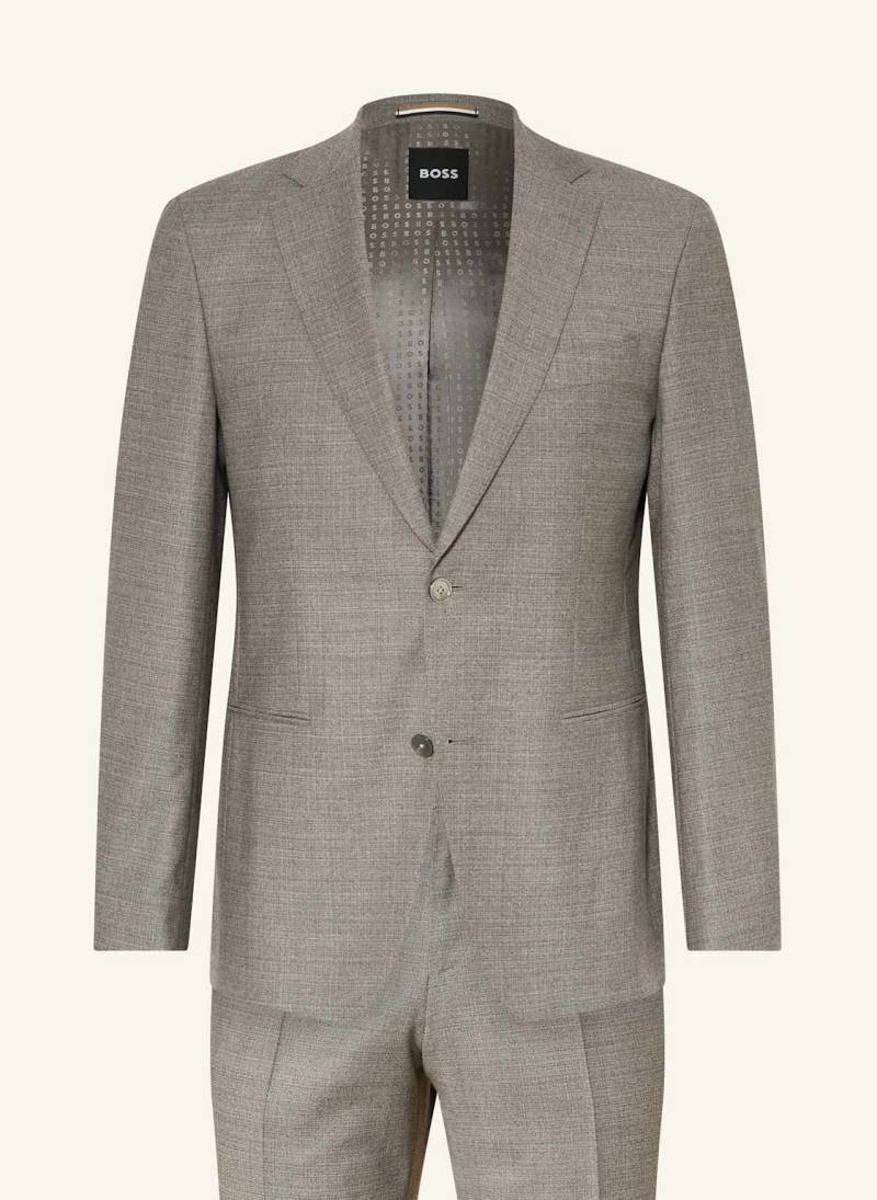 Boss Anzug Huge Slim Fit beige von Boss